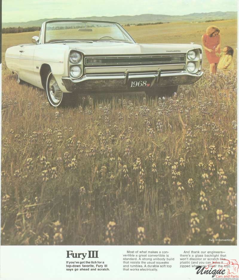 1968 Plymouth Fury Brochure Page 32